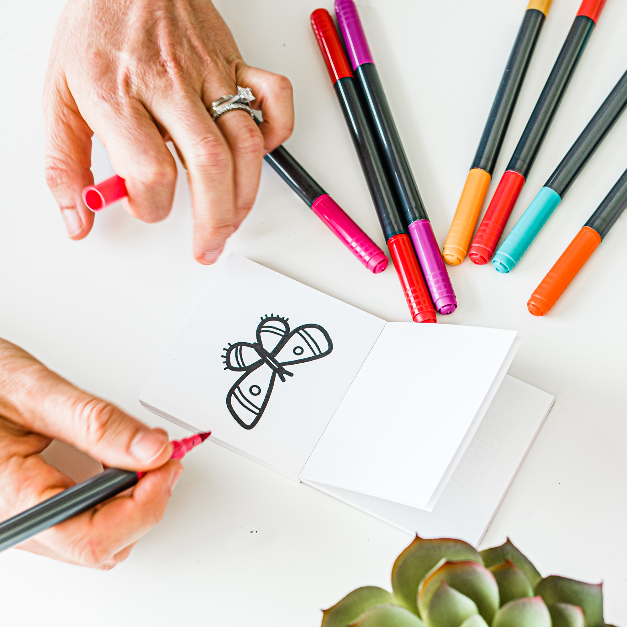 A Brighter Year - Wholesale Colouring and activity book – adult - Little Moments Easy Tear Glue Binding Adult's Coloring Book3