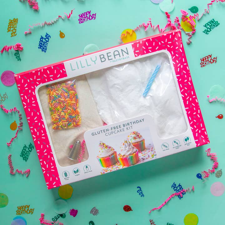 LillyBean Baking - Wholesale Cake decorating kit - Birthday Cupcake Baking Kit (Vegan & Gluten-Free)2