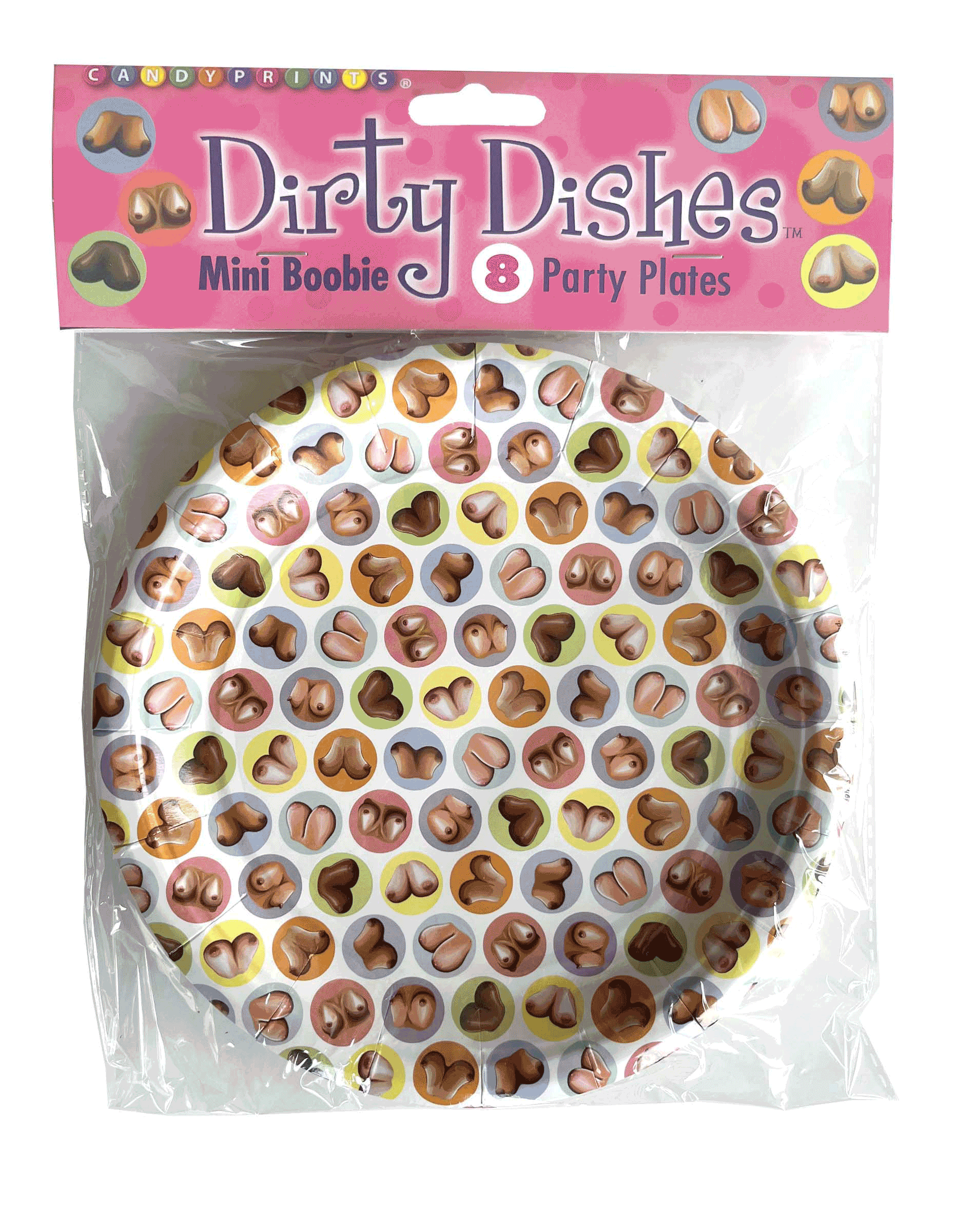 Wholesale Dirty Penis Plates Pack of 8 for your store - Faire