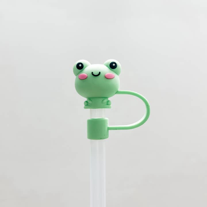 Harris Girls & Co. - Wholesale Drinking Straw - Straw Cover "Frog"