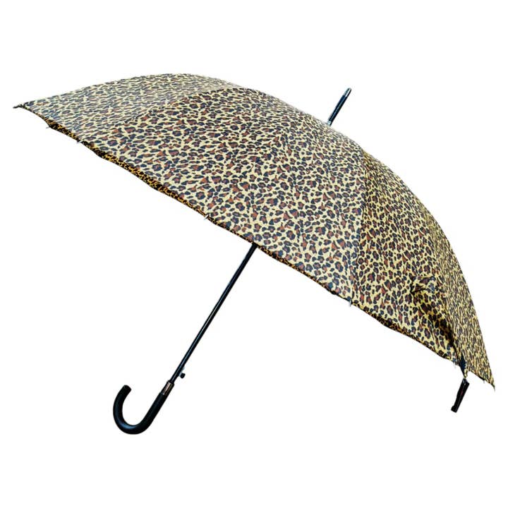 Superbia - Wholesale Umbrella - Women's - Large Animal Print Auto Opening 16 Ribs Long Stick Umbrella