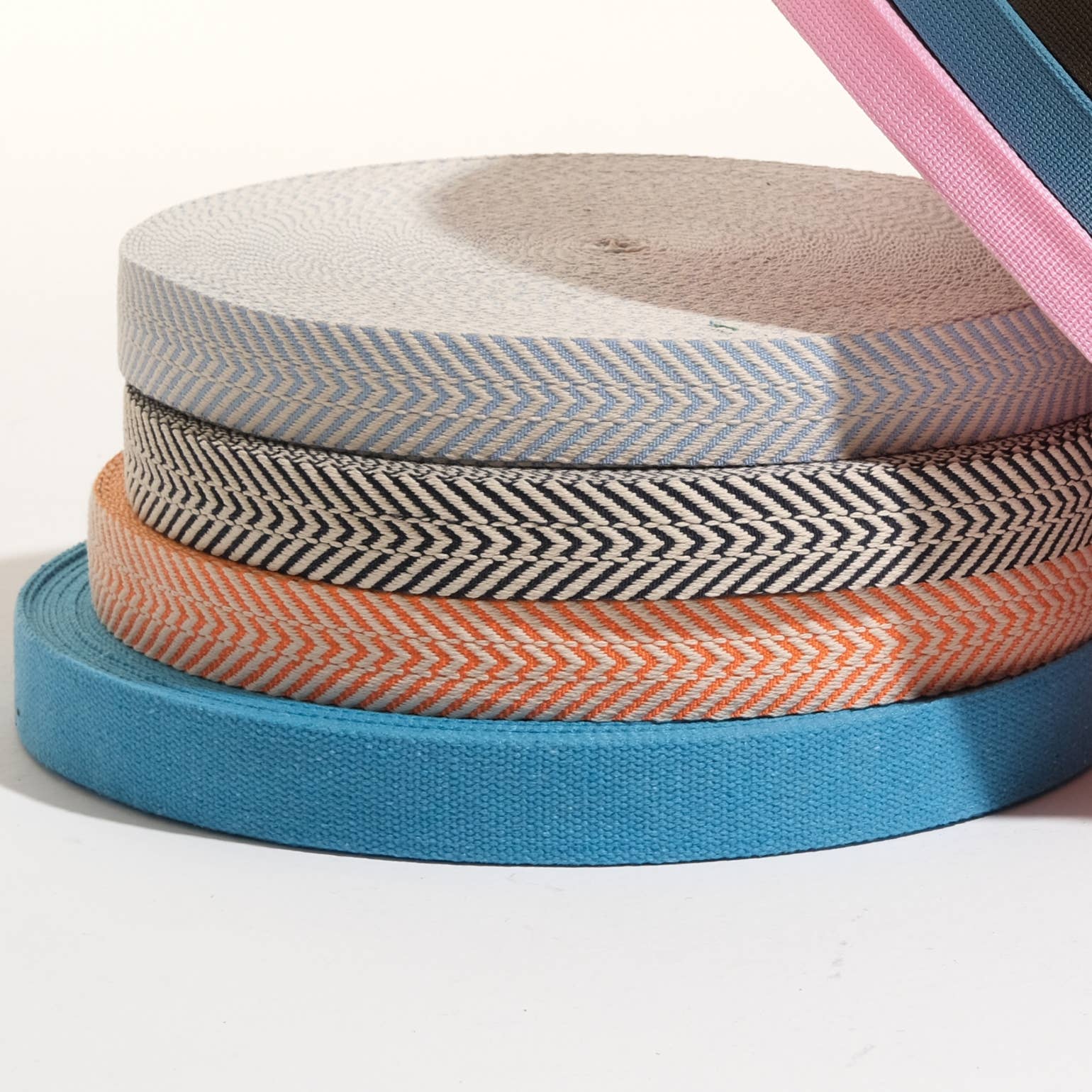 Dream Trimming Goods LLC - Wholesale Craft Supplies - 1.5 inch x50 yard  Blue-Natural Cotton Webbing Strap for Bag8