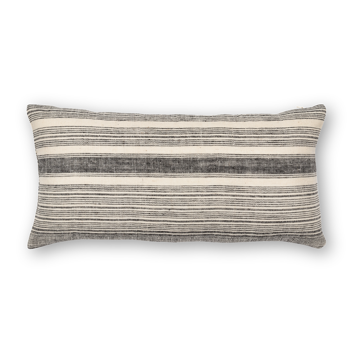 Fete Home - Wholesale Throw Pillow Cover - 13" x 26" Black Riverine Pillow Cover1