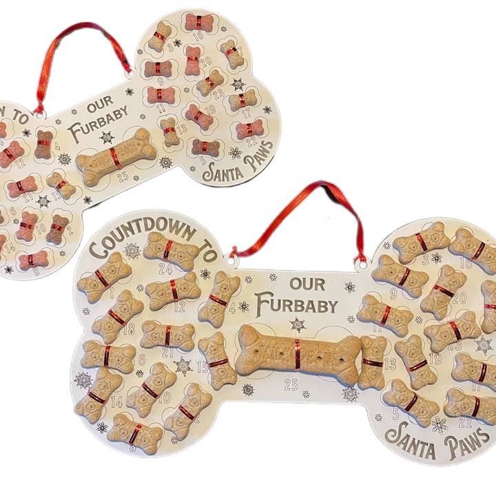 Michigan Proud Gifts - Wholesale Advent Calendar - Dog Boned Shaped Advent Calendar