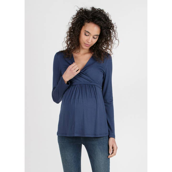 ATTESA Maternity by Vittorio Martinelli srl - Wholesale Nursing Top - Maternity - MARGHERITA M/L - Maternity & Nursing Jersey T-Shirt9