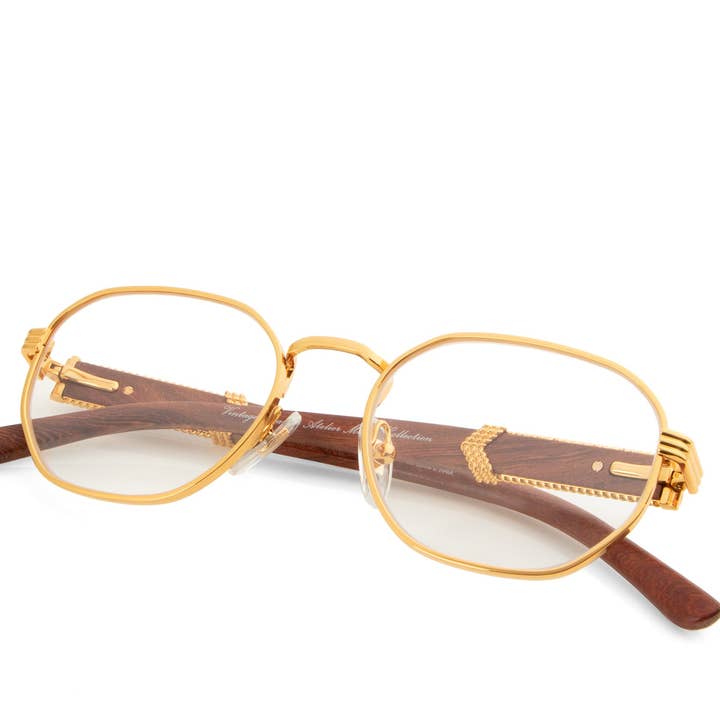 VF Atelier Mirage Woods: Detroit Player (Clear) for wholesale by Vintage Frames Company