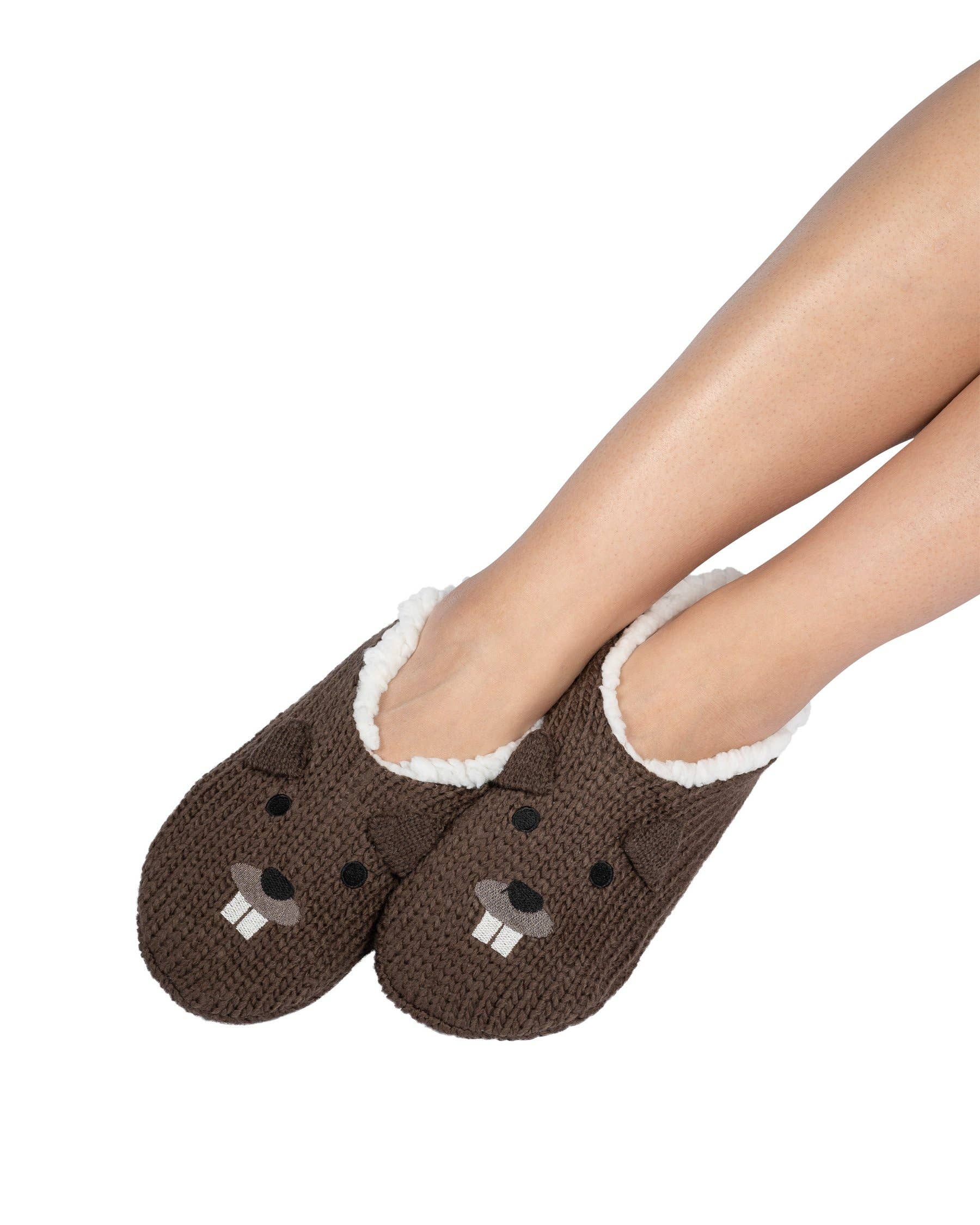 LATTELOVE - Wholesale Slippers - Women's - Plush Critter Ankle Slipper11