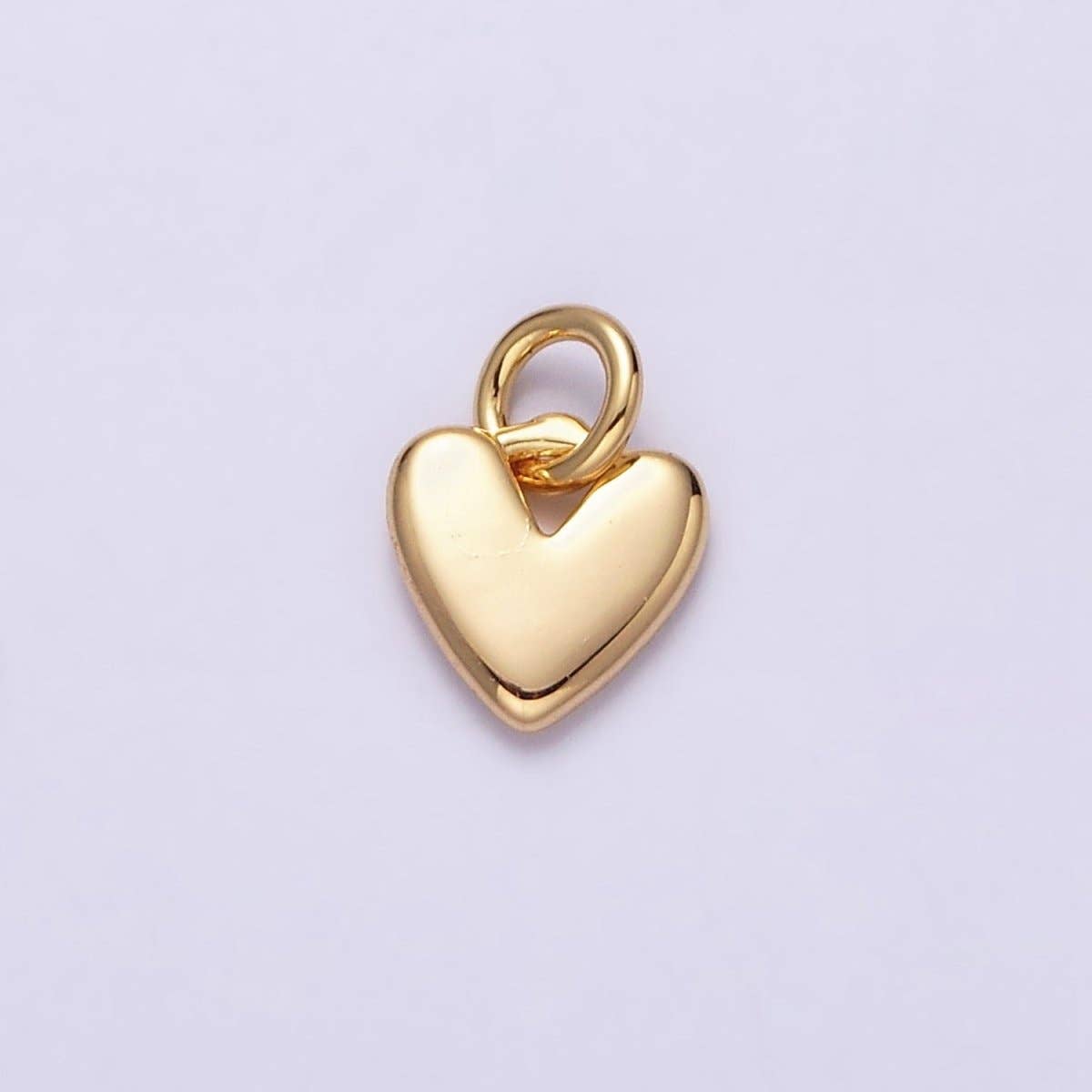 Aim Eternal - Wholesale Individual Charm/Pendant - 16K Gold Filled Heart Mini Add-On Charm in Gold & Silver | AC-1342 AC-13434