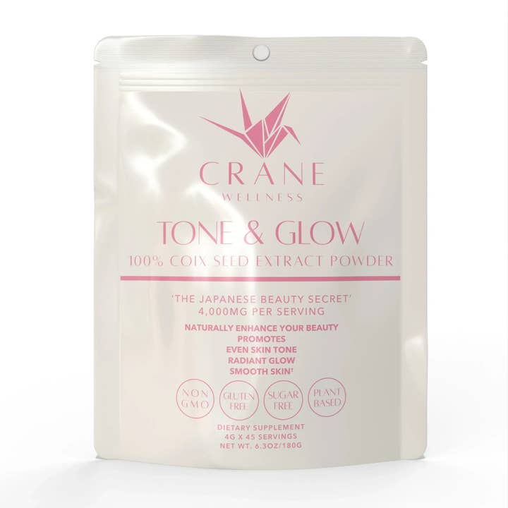 Tone and Glow Coix Seed Extract Powder for wholesale by Crane Wellness