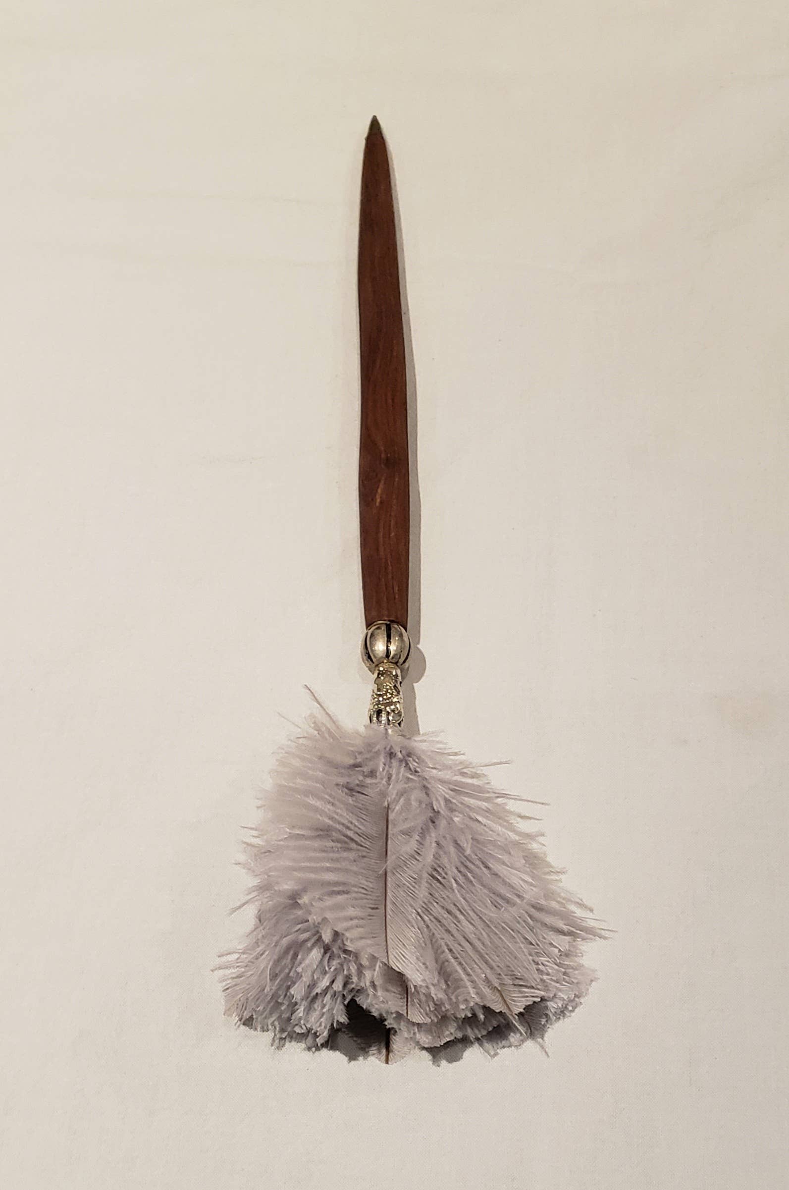 KOLUNTU - Wholesale Pen - Olive Wood and Ostrich Feather Pen6