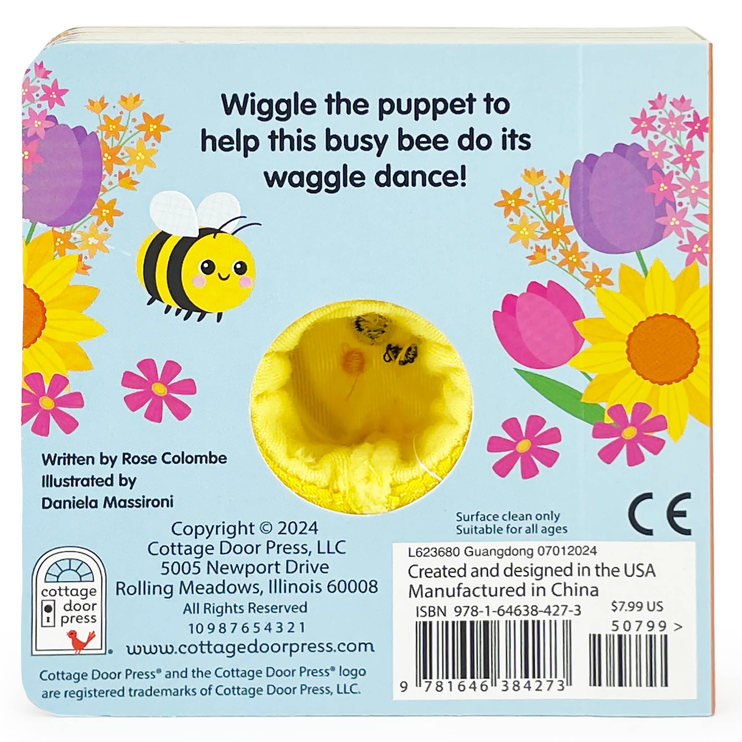 Cottage Door Press - Wholesale Baby & Toddler Book (0-2) - Busy Buzzy Bee Finger Puppet Board Book4