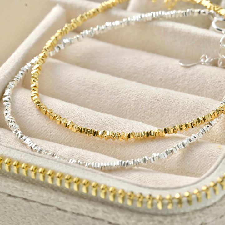 Blueyejewelry - Wholesale Choker/Collar - 925 Sterling Silver Beaded Choker - Silver Bead Necklace12