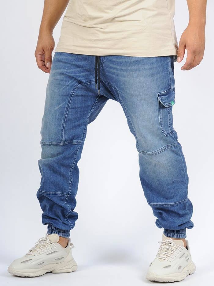 Sarouel Jean's Sayf Blue Denim for wholesale by SAYF