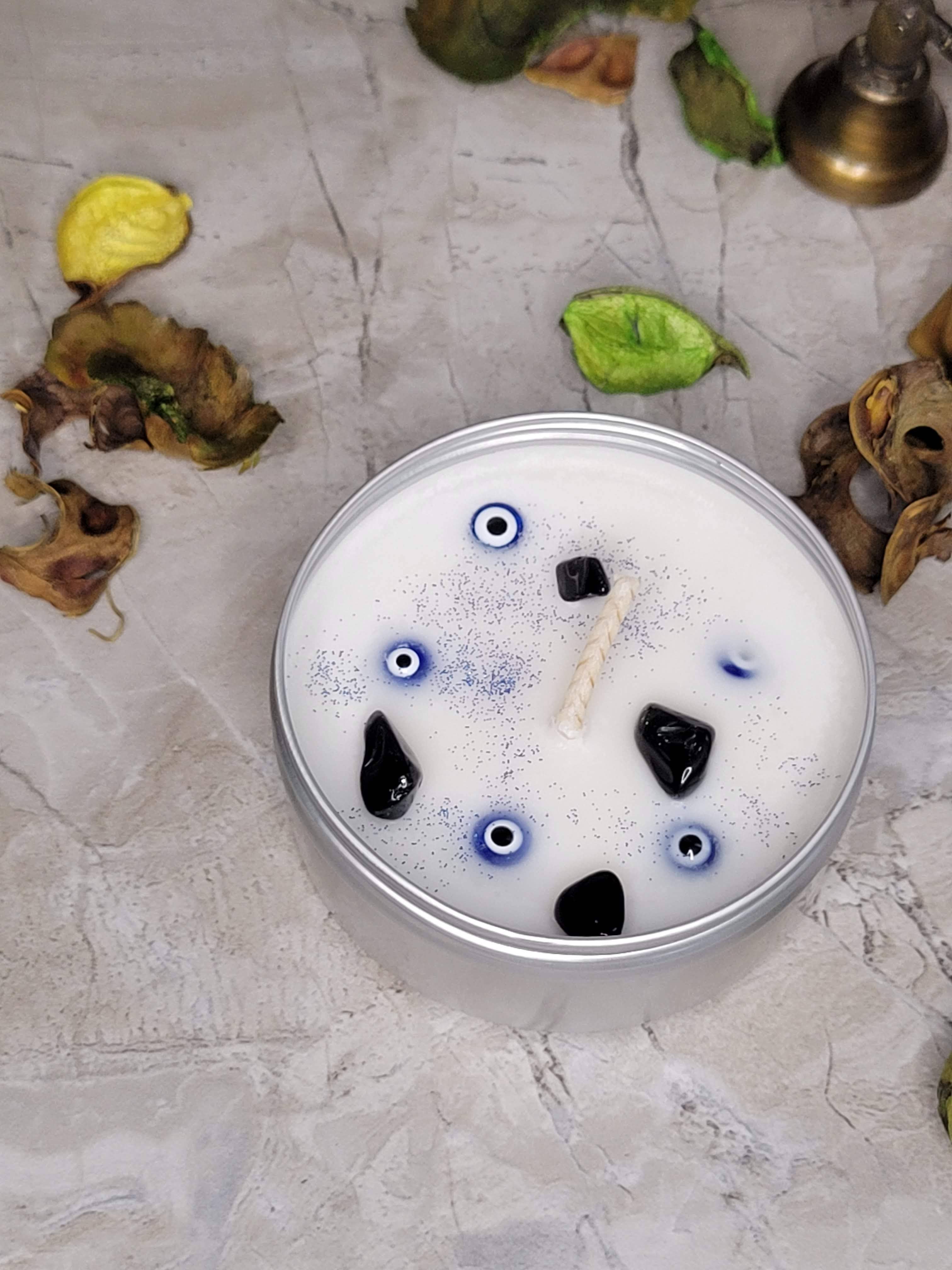 My Magic Place Shop - Vente Bougies de voyage - Bougies en cristal, fleurs d'aromathérapie en cristaux,1