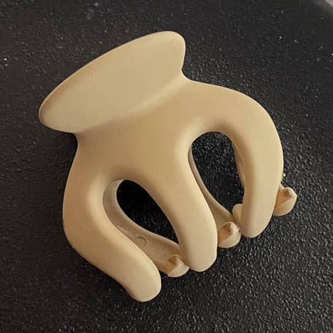 Sweetkama - Vendita all'ingrosso Fermaglio per capelli - Donna - Fermagli per capelli da donna semplici opachi a forma di artiglio di polpo SKAJ0772