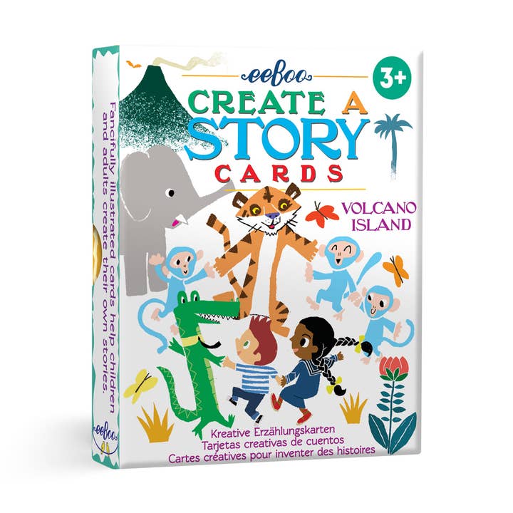 eeBoo - Wholesale Learning Cards - Kids & Baby - Volcano Island Create a Story0