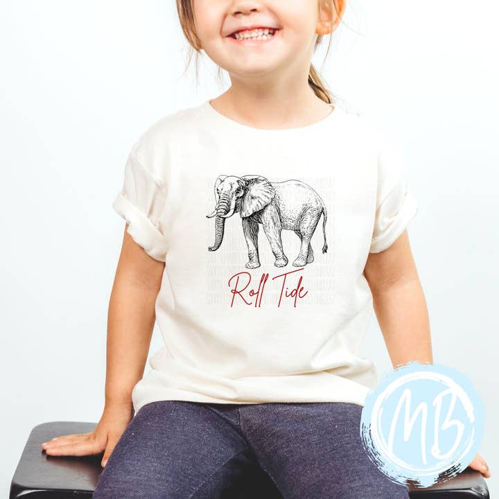 Alabama Elephant Tee for wholesale by MelonBerry