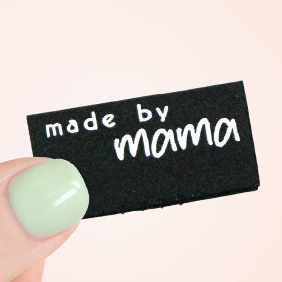 1 web label “made by mama” for wholesale by Ba.binaa Patterns