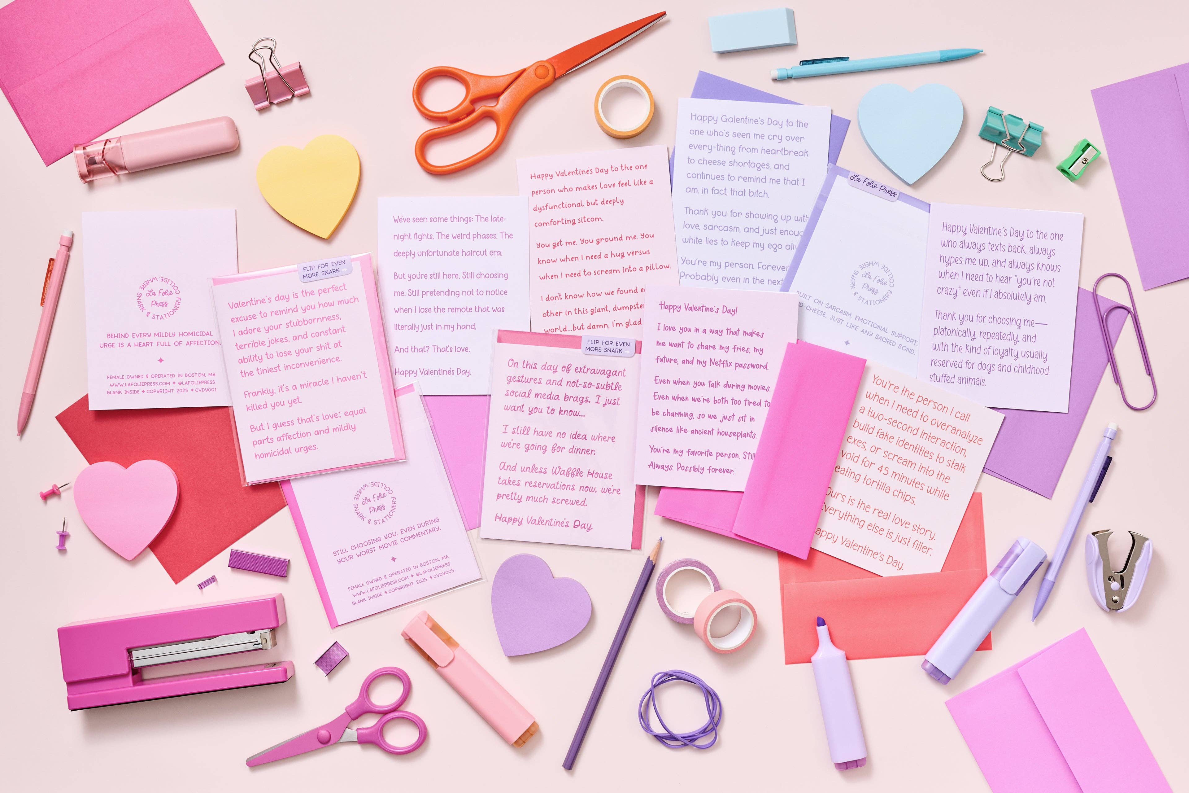 La Folie Press - Wholesale Valentine's Day Card - Waffle House Valentine's Day Funny Greeting Card6