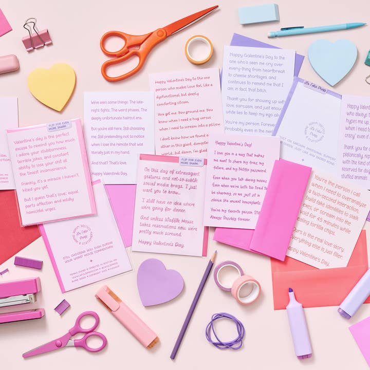 La Folie Press - Wholesale Valentine's Day Card - Waffle House Valentine's Day Funny Greeting Card6