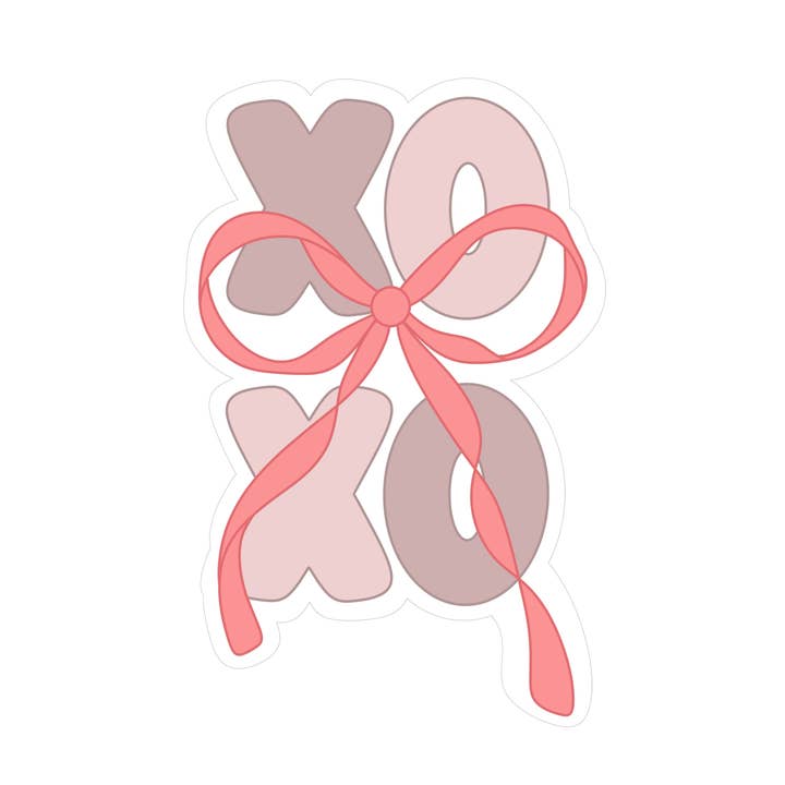 XOXO with Bow Cookie Cutter for wholesale by Maison’s Custom Cutters
