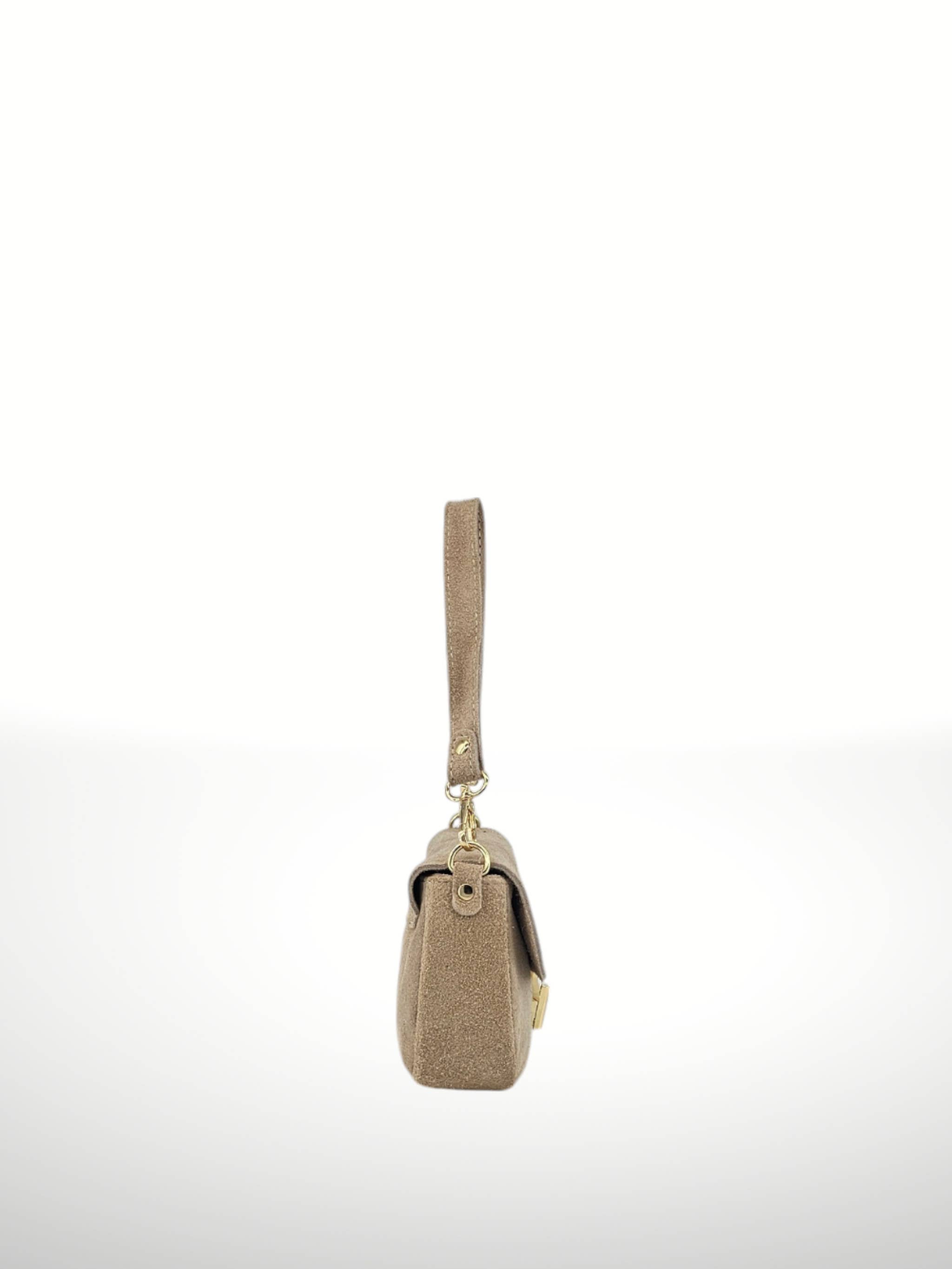 ITALIAN'S LEATHER – Großhandel Schultertasche – Damen – Nuria Lederhandtasche aus Wildleder 25030523