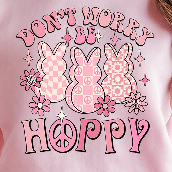 No te preocupes, sé feliz Transferencia a todo color para venta al por mayor de RBA Transfers