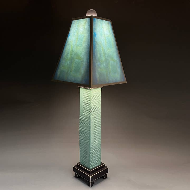 Macone Clay / Spooner Creek - Wholesale Accent/Desk Lamp - LL - Blue Lamp6