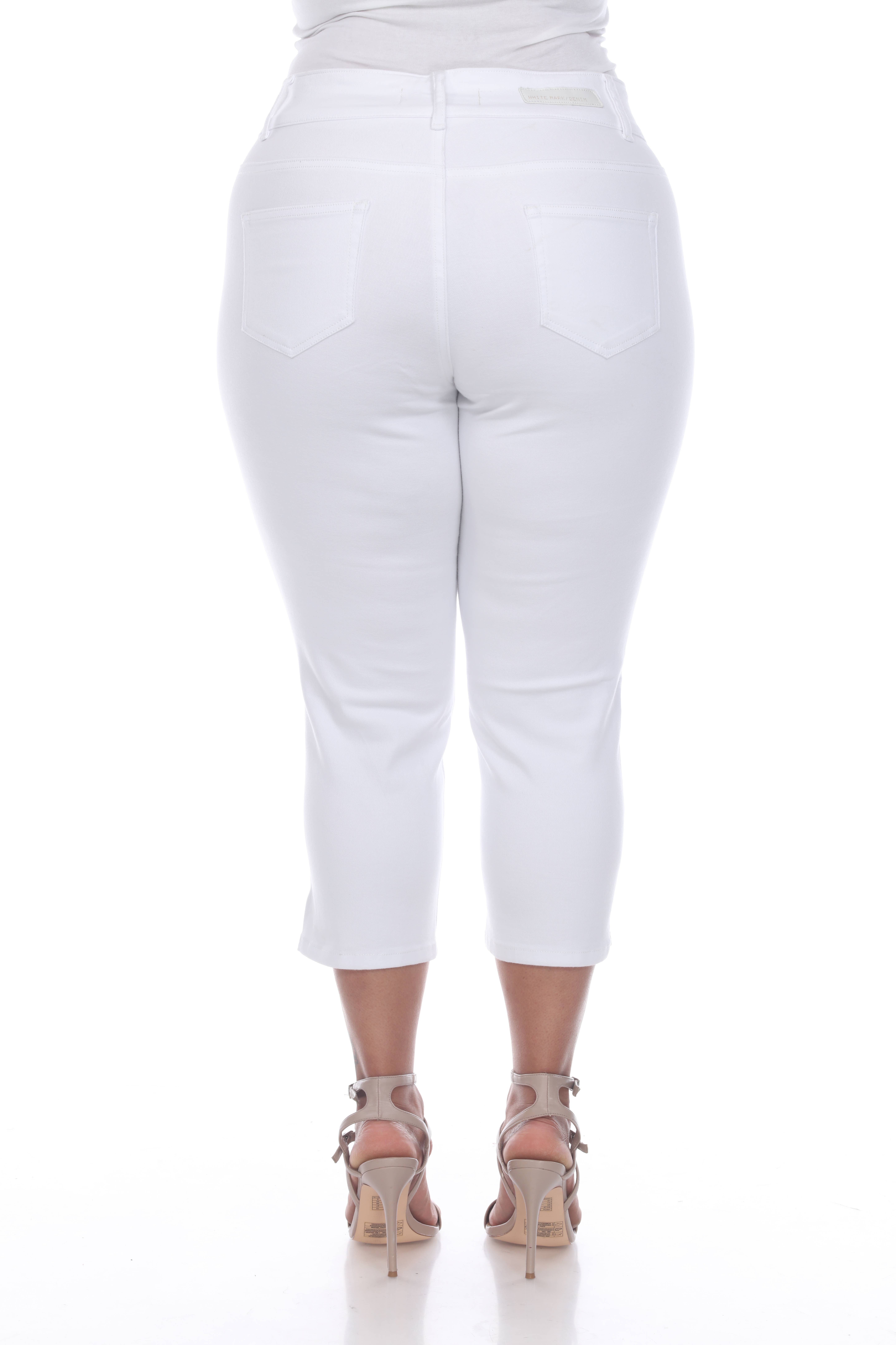 WHITE MARK - Wholesale Jeans - Women's - Plus Size Capri Jeans3