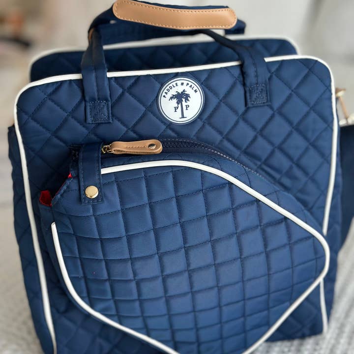 Paddle & Palm Pickleball - Wholesale Sports Bag - Unisex - Pickleball Tote Bag Genuine Leather Accents Waterproof! 6