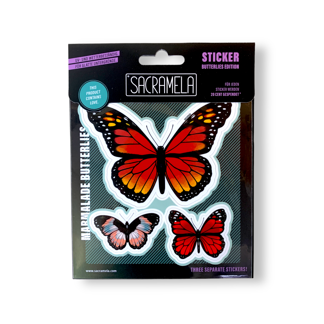 SACRAMELA - Wholesale Sticker - MARMALADE BUTTERLIES3