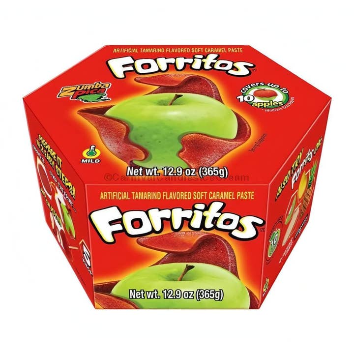 Carnival Candies & Ice Cream Inc. - Wholesale Gummy - Forritos Tamarindo Flavored Mexican Candy Apple Covering