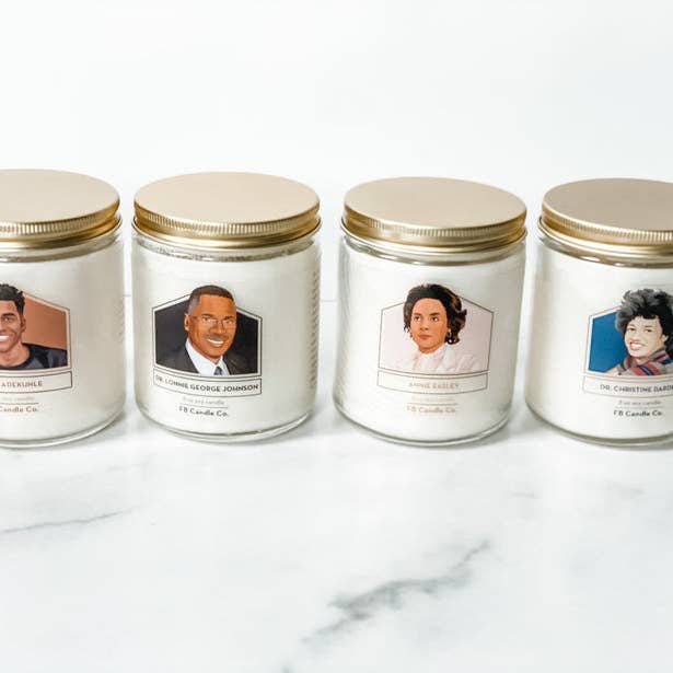 Black History Month Candle Set of 4 for wholesale by Frères Branchiaux Candle Co.