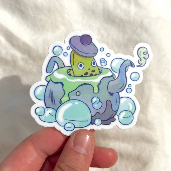 Natalie Andrewson - Wholesale Sticker - Sticker Froggy Bog