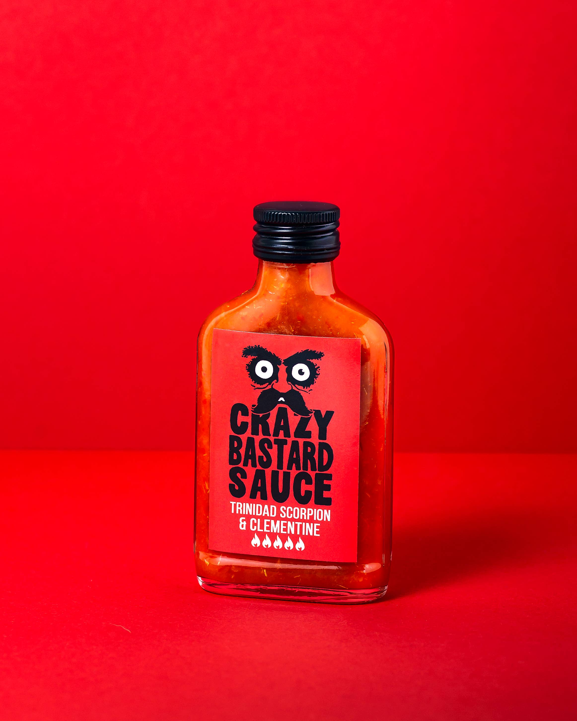 CBS Foods GmbH (Crazy Bastard Sauce) - Wholesale Hot Sauce - Trinidad Scorpion & Clementine 100ml Hot Sauce2