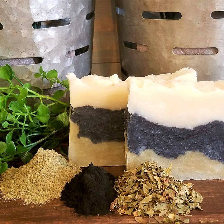 All-Natural Spearmint Eucalyptus Handmade Soap for wholesale by Natures Bath & Body