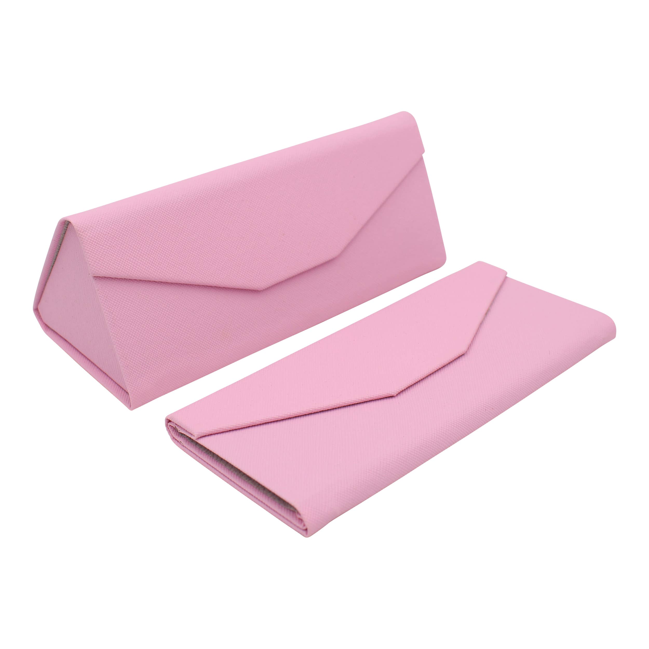 Real Sic - Wholesale Eyewear Cases & Holders - Unisex - Hardshell Eco Leather Solid Color Folding Glasses Case19