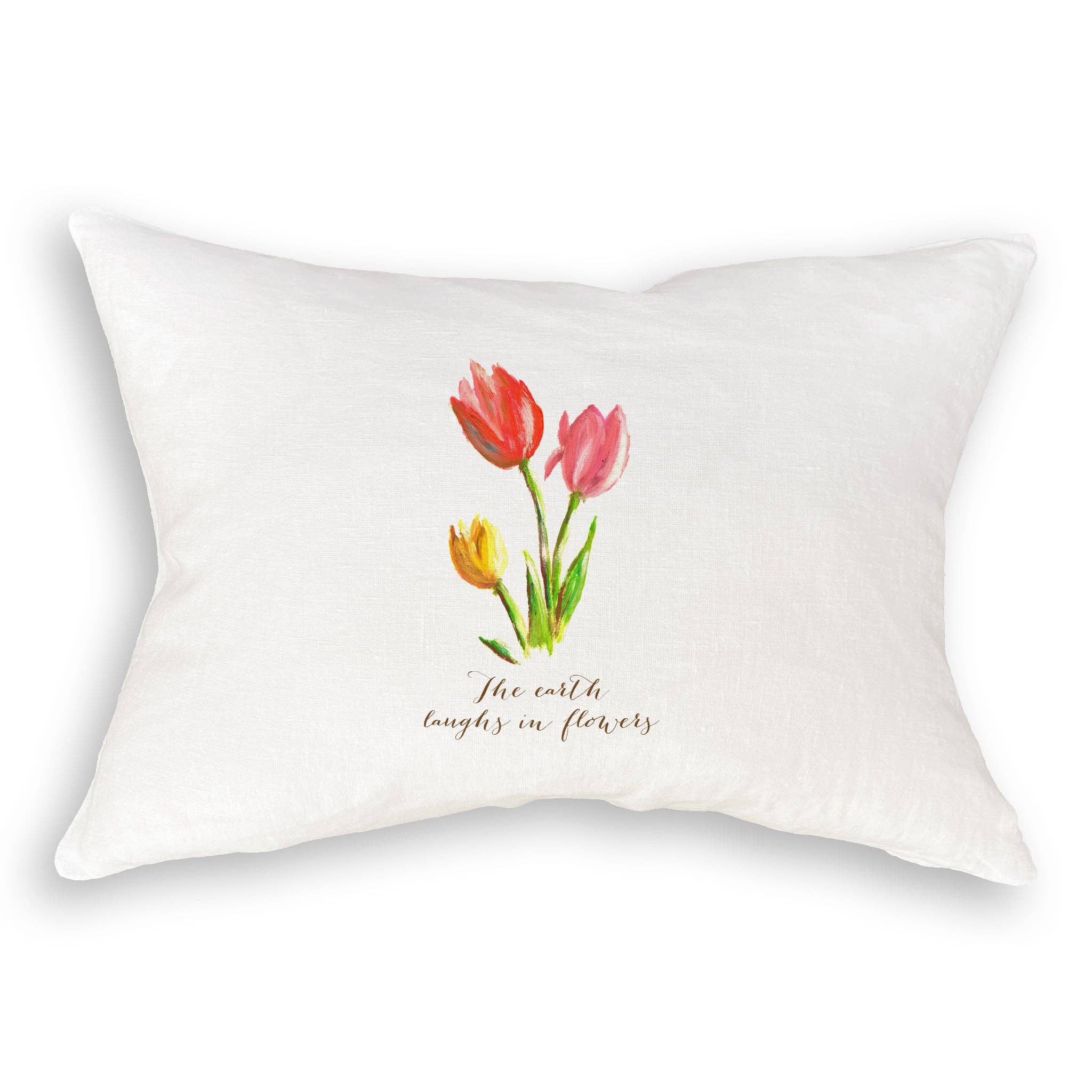 French Graffiti – wholesale Tea towel – Three Tulips with Quote9