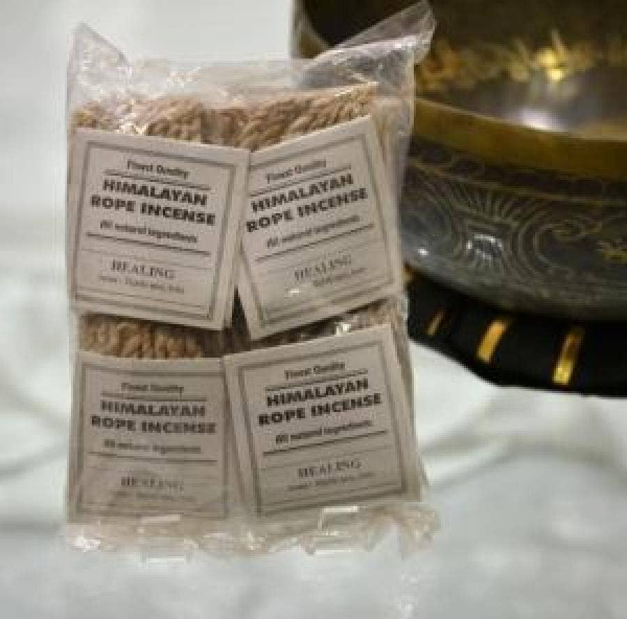 GREENROOTS USA LLC - Wholesale Incense - Tibetan Rope Incense - Healing (20 Ropes W/Burner) (12 Packe0
