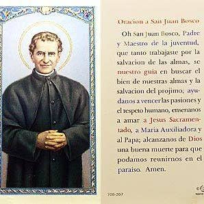 SAN JUDITAS RELIGIOUS ARTICLES - Wholesale Religious Card - ORACION A SAN JUAN BOSCO
