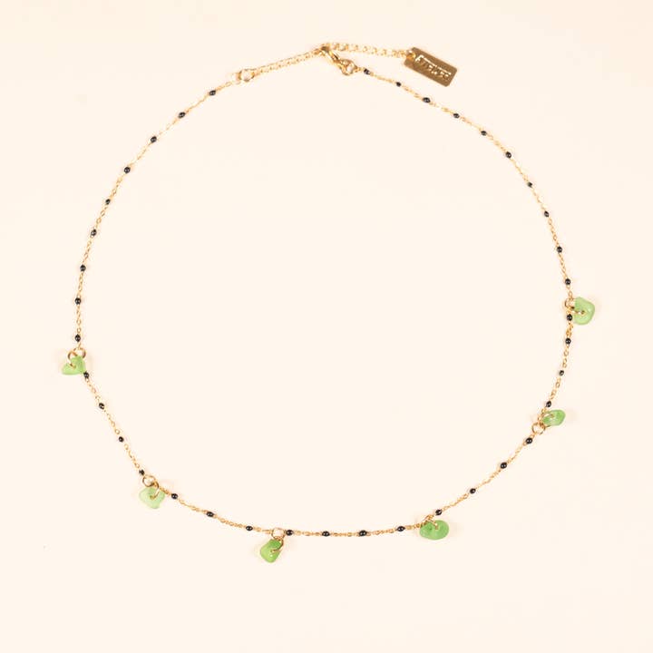 Dotted necklace for wholesale by Atelier Deux Mains