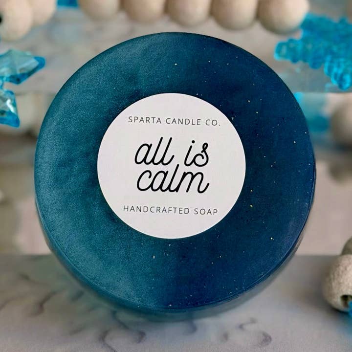 ALL IS CALM SOAP for wholesale by Sparta Candle Co.