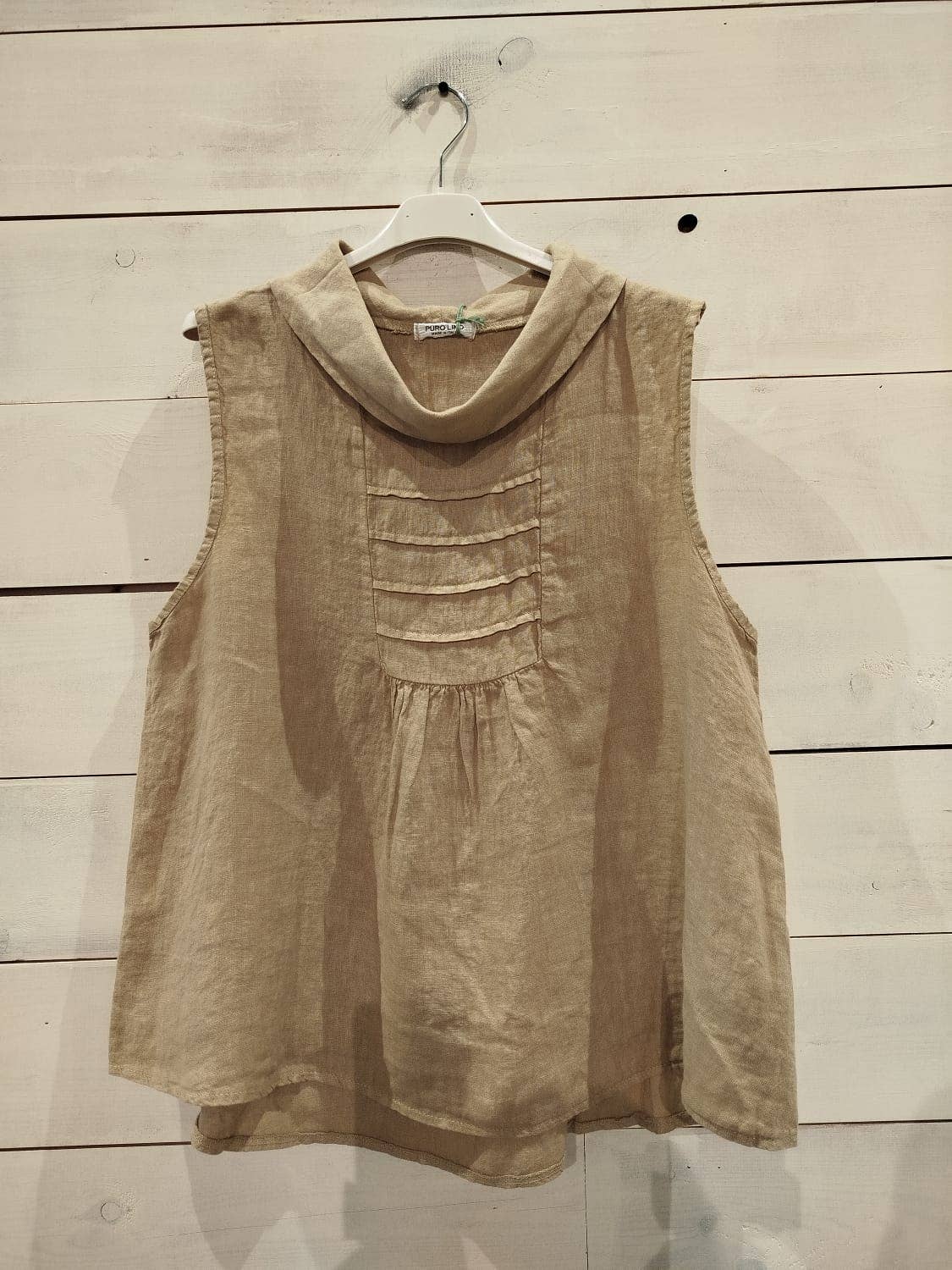 Linos y Textiles - Wholesale Blouse - Women's - REF-17683 100% linen blouse8