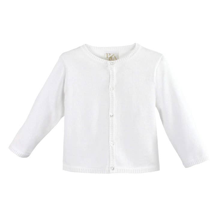 Petit Ami & Zubels - Wholesale Cardigan - Baby - Ladder Edge Cardigan Sweater - 2 Colors