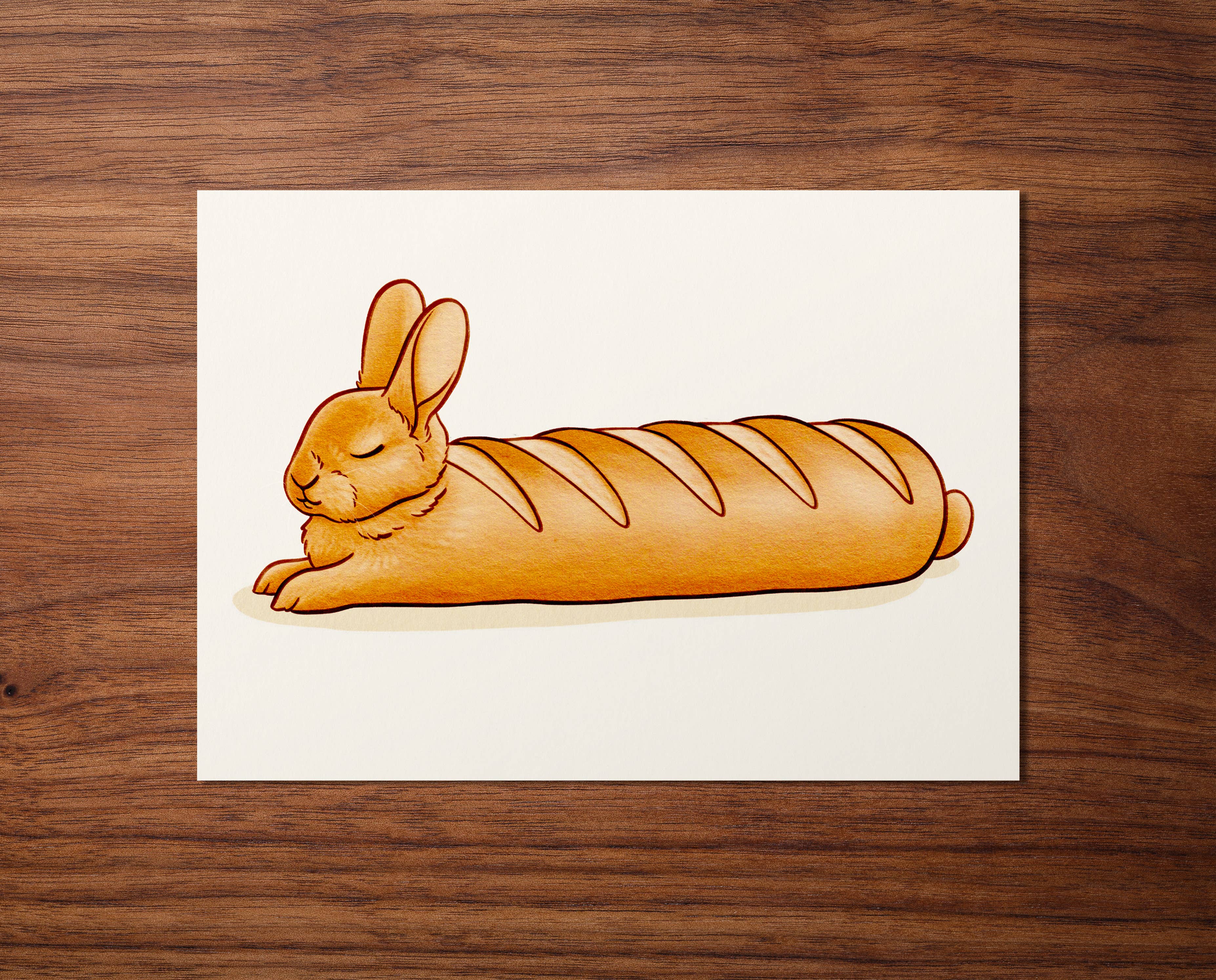 Firlefanz Design - Wholesale Postcard - Postcards "Pastry Bunnies 1" – Hand-Illustrated A6 Cards0