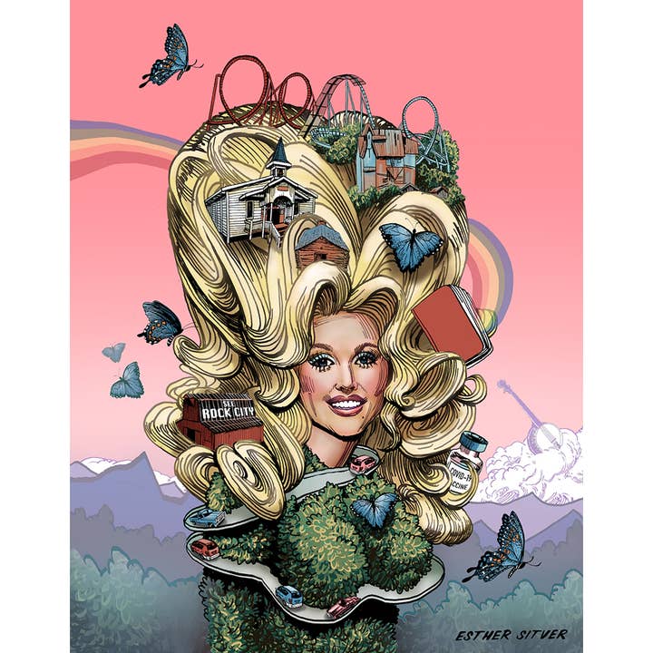 Esther Sketch - Wholesale Art Print - Dolly Poster Print 16"x20" 1