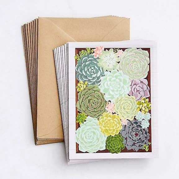 Paper Source Wholesale - Wholesale Stationery/Notecard Set - Succulent Stationery Set0