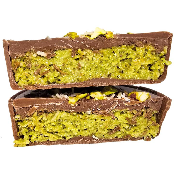 Poppy's Chocolate - Wholesale Chocolate bar - Pistachio Coconut Pie2
