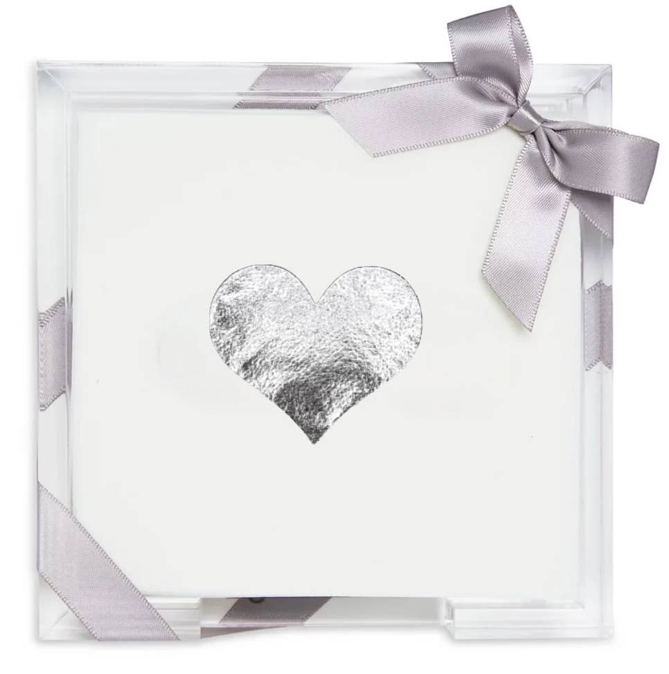 Lined Design - Wholesale Disposable Napkin - Acrylic Cocktail Napkin Hostess Set26