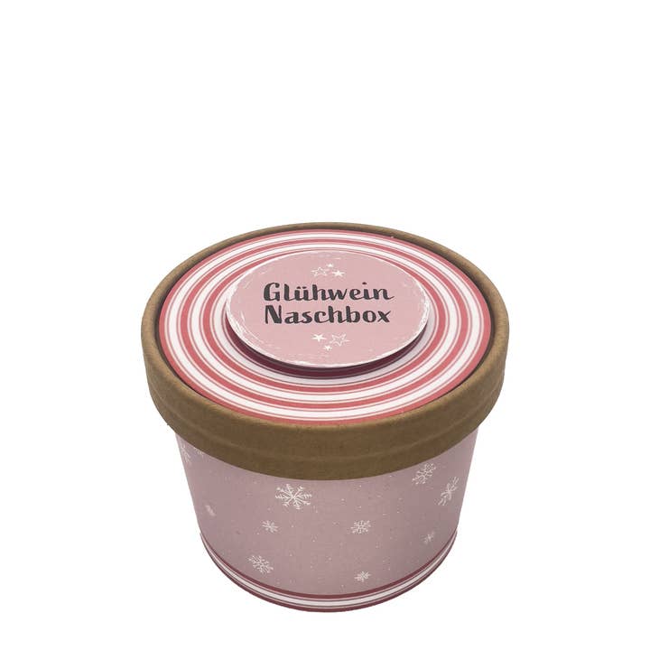 Fruchtgummi mulled wine stars without alcohol in sweet tin for wholesale by Wunderle GmbH